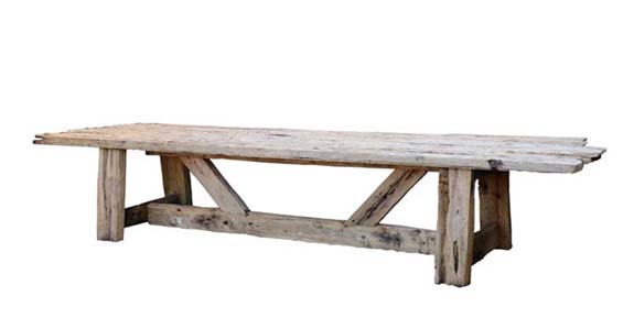 Bridge wood table-image